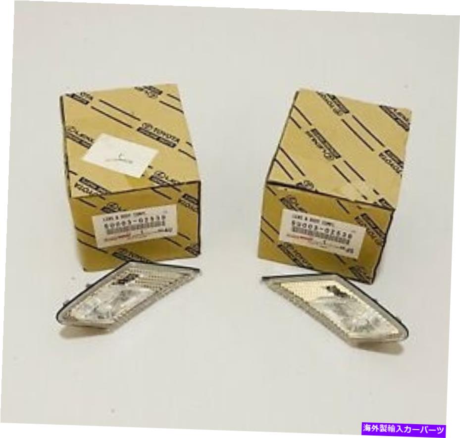 サイドマーカー トヨタFR-SスバルBRZ 86 GT86クリアサイドマーカーレンズセットの新しい本物 New Genuine For Toyota FR-S Subaru BRZ 86 GT86 Clear Side Marker Lenses Set【並行輸入品】