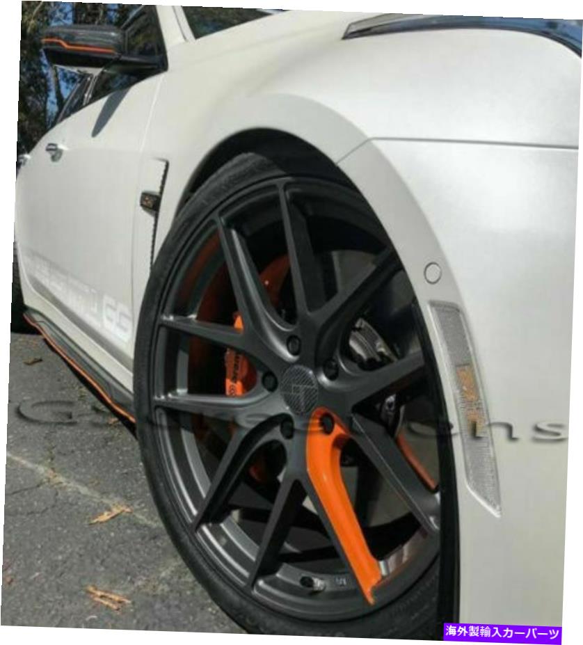 サイドマーカー 2016 2017 2018 2019 Cadillac CTS-V CTSVのクリアフロントサイドマーカーリフレクター CLEAR FRONT Side Markers Reflectors For 2016 2017 2018 2019 Cadillac CTS-V CTSV【並行輸入品】