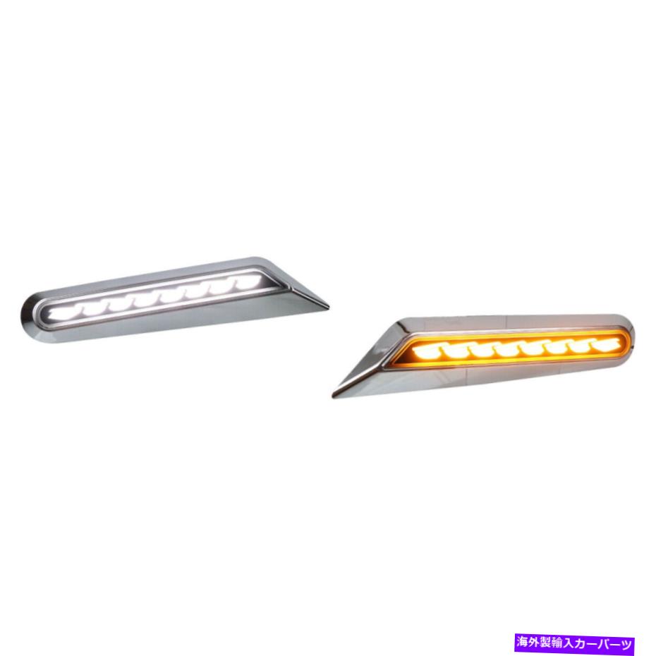 サイドマーカー LEDホワイト/イエローフェンダーサイドマーカーLight BMW 2004-2017用のシグナルランプ LED White/Yellow Fender Side Marker Light Turn Signal Lamps For BMW 2004-2017【並行輸入品】 42,757円