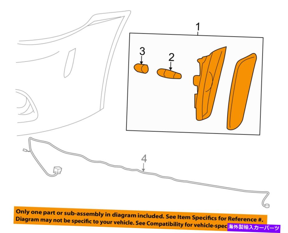 サイドマーカー GM OEMサイドマーカーライトランプ左92215972 GM OEM-Side Marker Light Lamp Left 92215972【並行輸入品】