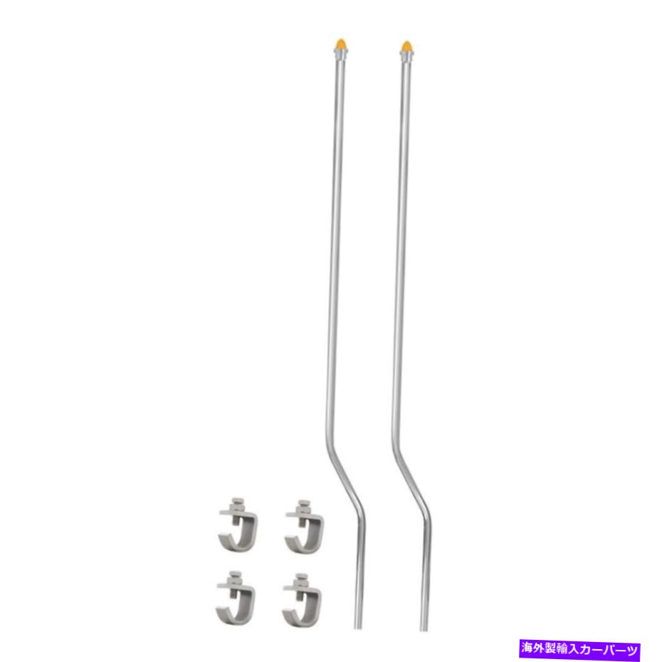 サイドマーカー ユナイテッドパシフィック86068ステンレスバンパーガイドキット United Pacific 86068 Stainless Bumper Guide Kit【並行輸入品】