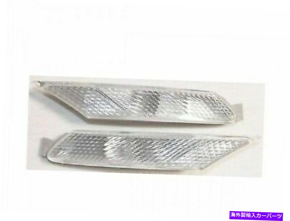 サイドマーカー マツダ本物のOEM RX-8クリアコーナーサイドマーカーインジケーターライトセットL＆R MAZDA Genuine OEM RX-8 CLEAR CORNER SIDE MARKERS INDICATOR LIGHTS set L&R【並行輸入品】