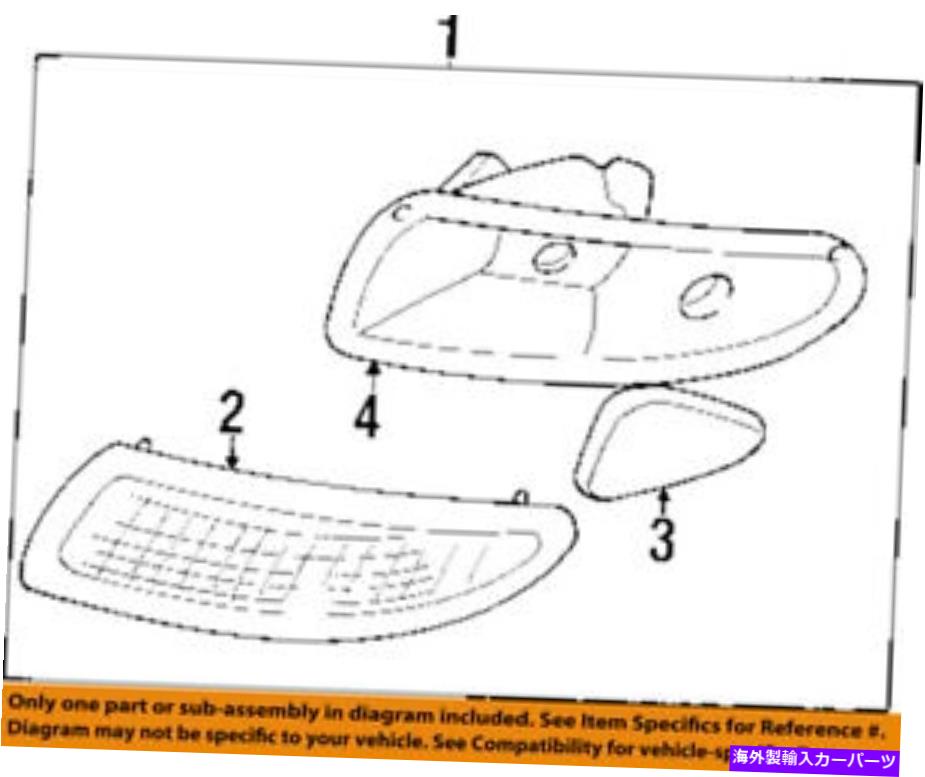 サイドマーカー ポンティアックGM OEM 97-03グランプリパーク＆サイドランプ左16521833 Pontiac GM OEM 97-03 Grand Prix-Park & Side Lamp Left 16521833【並行輸入品】