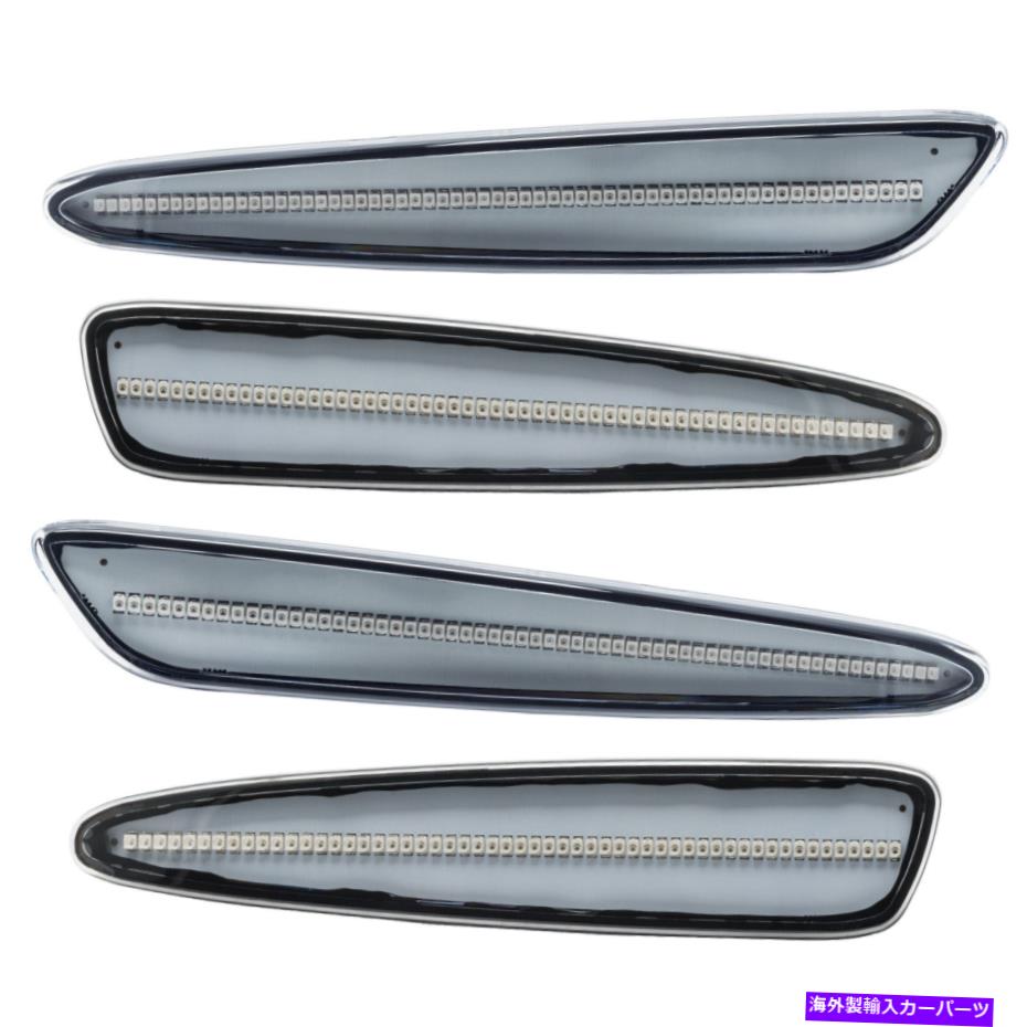 サイドマーカー シボレーコルベットC6コンセプトサイドマーカーセットの場合 - クリアクリア - ペイントなし For Chevrolet Corvette C6 Concept Sidemarker Set - Clear Clear - No Paint【並行輸入品】