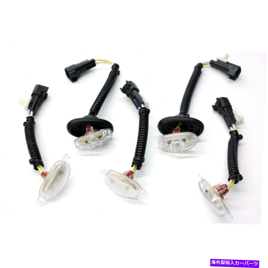 サイドマーカー Ford Svt Raptor Front Grille＆Bumperランニングライトサイドマーカーセット5 OEM Ford SVT Raptor Front Grille & Bumper Running Lights Side Markers Set Of 5 OEM【並行輸入品】