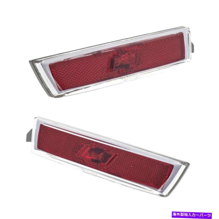 サイドマーカー OEM New Rear Left Sideマーカーライトリフレクターセット08-12シボレーマリブ OEM NEW Rear Left & Right Side Marker Light Reflector Set 08-12 Chevrolet Malibu【並行輸入品】