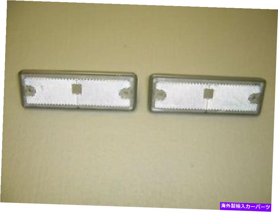 サイドマーカー リアサイドマーカーレンズクリア2新しい1978-1987エルカミノEM1230.2 REAR SIDE MARKER LENS CLEAR 2 NEW 1978 - 1987 EL CAMINO EM1230.2【並行輸入品】