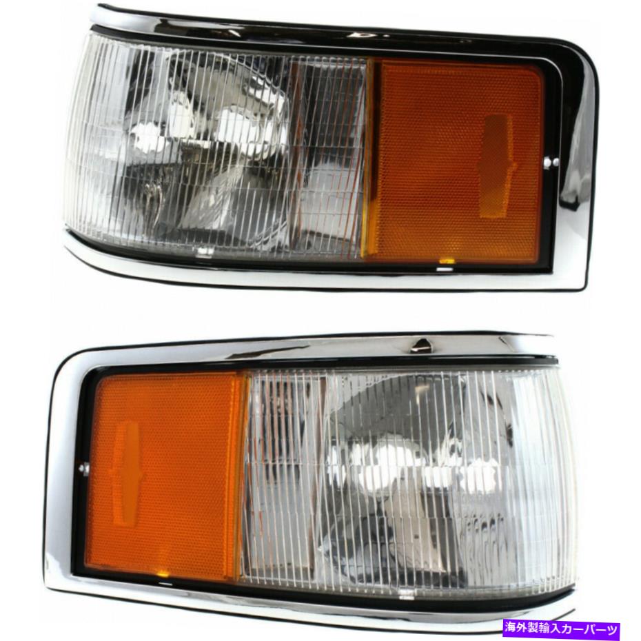 サイドマーカー 1990-1994リンカーンタウンカーサイドマーカーライトアセンブリペアFO2550131 Fits 1990-1994 Lincoln Town Car Side Marker Lights Assembly Pair For FO2550131【並行輸入品】
