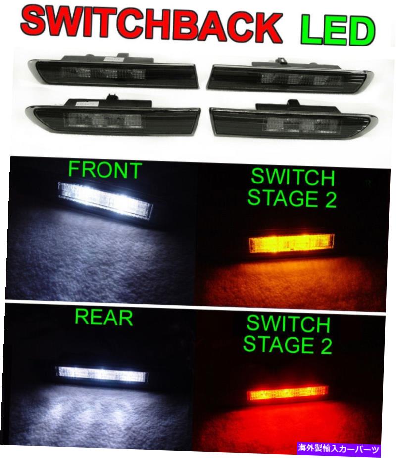 サイドマーカー スイッチバック4PCS LEDサイドマーカーライト + 07-08 Acura TL **タイプSのみ** Switchback 4PCS LED Side Marker Light + Wire For 07-08 Acura TL **Type S Only**【並行輸入品】