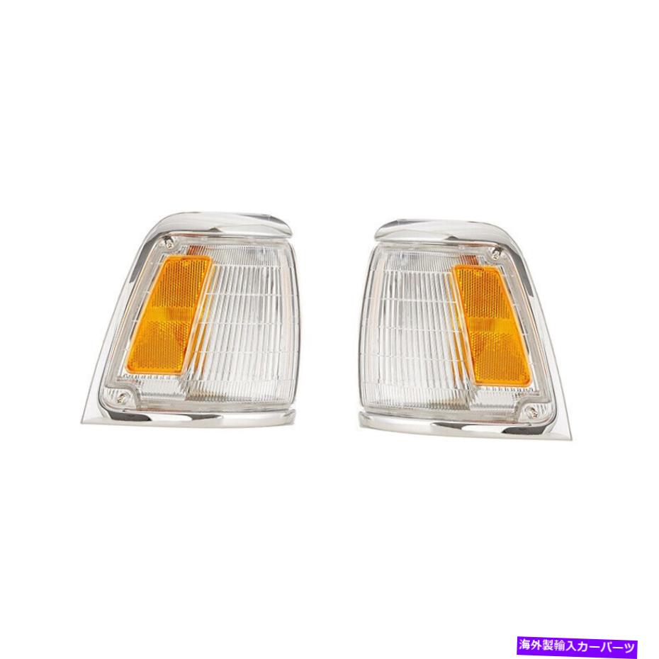 サイドマーカー サイドマーカーライトの新しいペアがトヨタピックアップ1992-95 81610-35100 TO2520127 NEW PAIR OF SIDE MARKER LIGHTS FITS TOYOTA PICKUP 1992-95 81610-35100 TO2520127【並行輸入品】