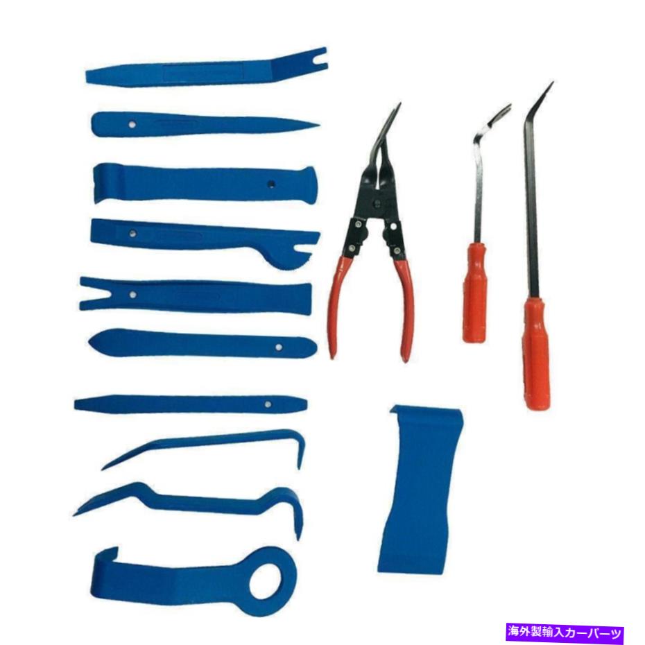 trim panel 14 Xカートリム除去ツールプリエドアパネルオーディオラジオダッシュウィンドウDIYセット 14 x Car Trim Removal Tool Plier Door Panel Audio Radio Dash Window DIY Set【並行輸入品】