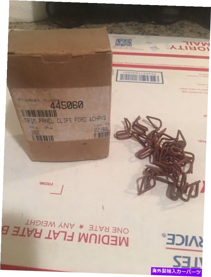 trim panel フォードとクライスラーの自動車用トリムフリーsh用の100トリムパネルファスナー445060 100 Trim Panel Fasteners 445060 For Ford and Chrysler Automobile Trim FREE SH【並行輸入品】