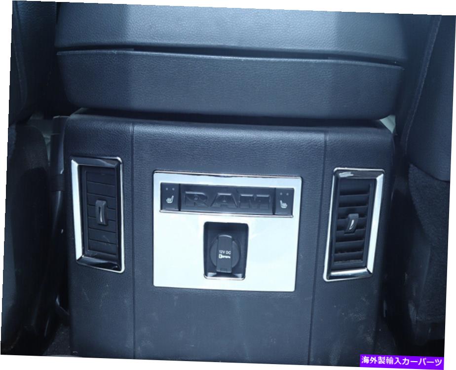 trim panel 3PCSリアエアコンベントアウトレットパネ??ルカバーダッジRAM 10-17クロム用 3Pcs Rear Air Condition Vent Outlet Panel Cover Trim For Dodge RAM 10-17 Chrome【並行輸入品】