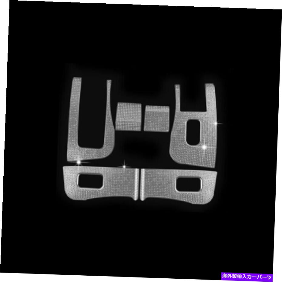 trim panel シルバークリスタルドアロックウィンドウスイッチカバーテスラモデル3 2017-2021 nのトリム Silver Crystal Door Lock Window Switch Cover Trim For Tesla Model 3 2017-2021 N【並行輸入品】