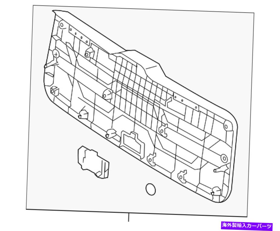 trim panel OEM New 2010 Kia Soul Baseハッチバックパネルアセンブリテールゲートトリム81750-2K000WK OEM NEW 2010 Kia Soul Base Hatchback Panel Assembly Tail Gate Trim 81750-2K000WK【並行輸入品】