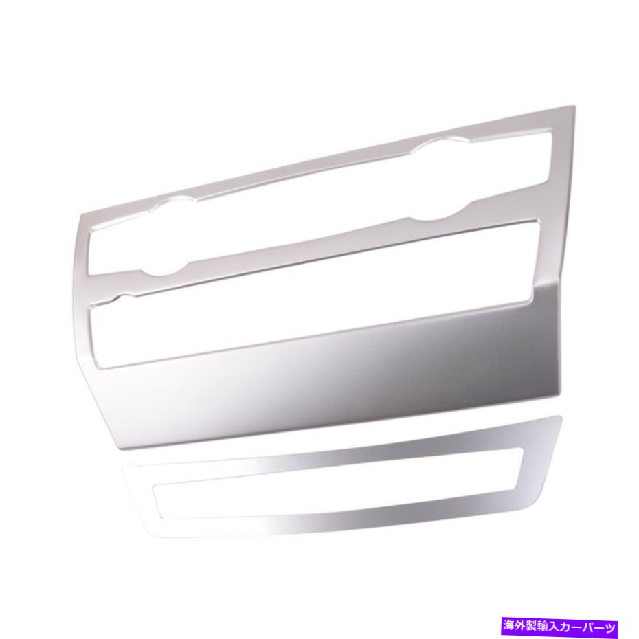 trim panel 車のステンレスセンターコンソールCDパネルカバーBMW X5 E70 2008-2013にフィットする Car Stainless Center Console CD Panel Cover Trim fit for BMW X5 E70 2008-2013【並行輸入品】