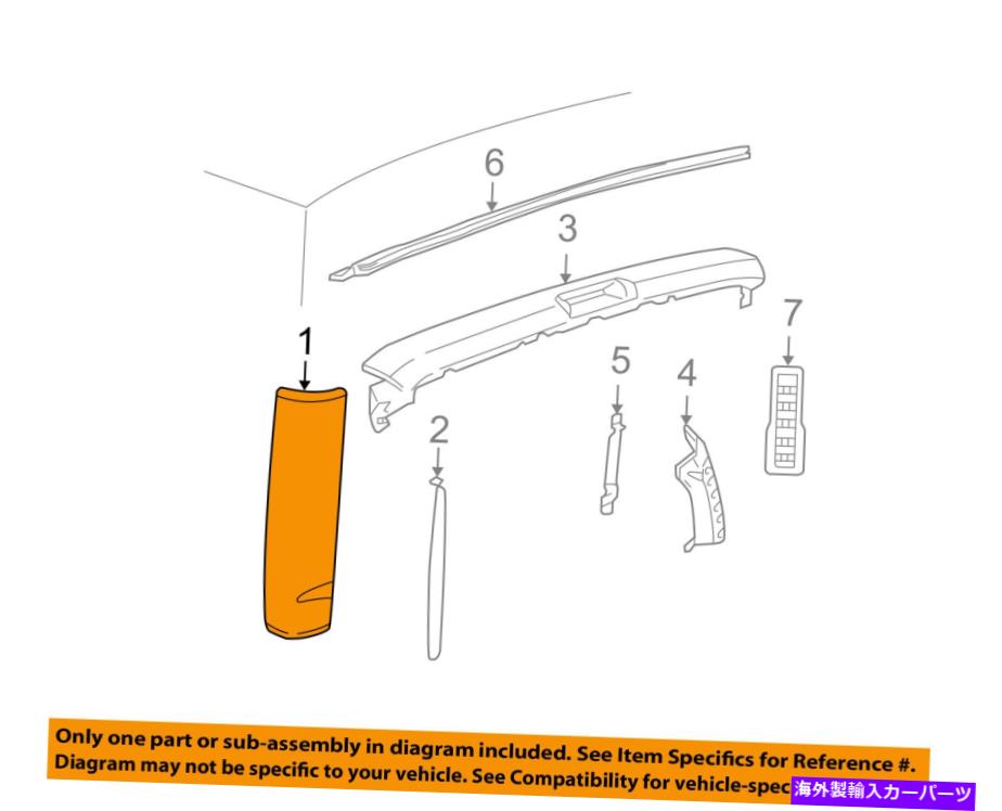 trim panel GM OEM Exterior-Rear-Extensionパネル左84410857 GM OEM Exterior-Rear-Extension Panel Left 84410857【並行輸入品】