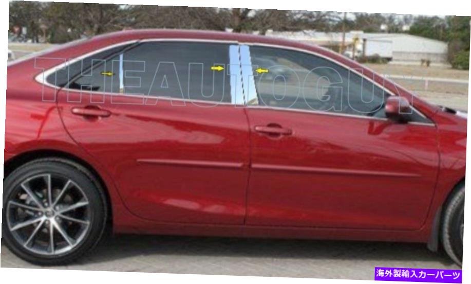 trim panel 2015 2016トヨタカムリミラー仕上げステンレス鋼6 PCピラーポストモールディング 2015 2016 TOYOTA CAMRY MIRROR FINISH STAINLESS STEEL 6 PC PILLAR POST MOLDING【並行輸入品】