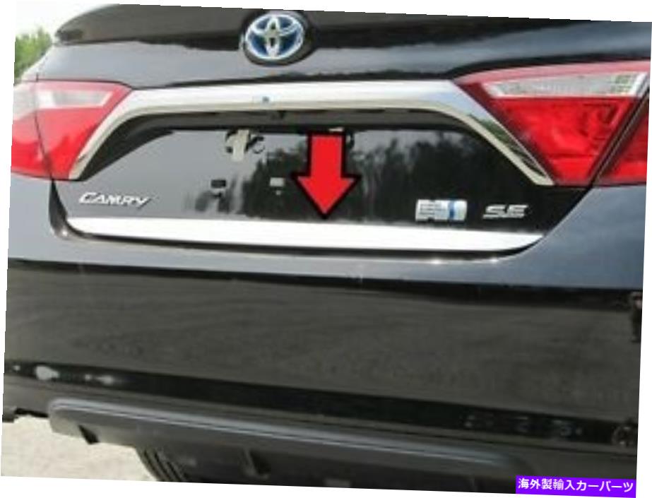 trim panel クロムリアデッキトリム1PC QAAステンレストランクアクセントトヨタカムリ2015-2017 Chrome Rear Deck Trim 1PC QAA Stainless Trunk Accent FOR TOYOTA CAMRY 2015-2017【並行輸入品】