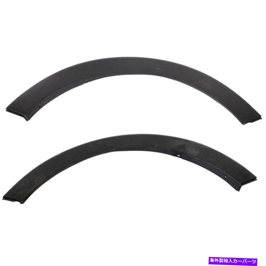 trim panel 2011年から2016年のKia Sportage Front Left＆Right Black 2PCに設定されたFenderFlares Fender Flares Set For 2011-2016 Kia Sportage Front Left & Right Black 2Pc【並行輸入品】