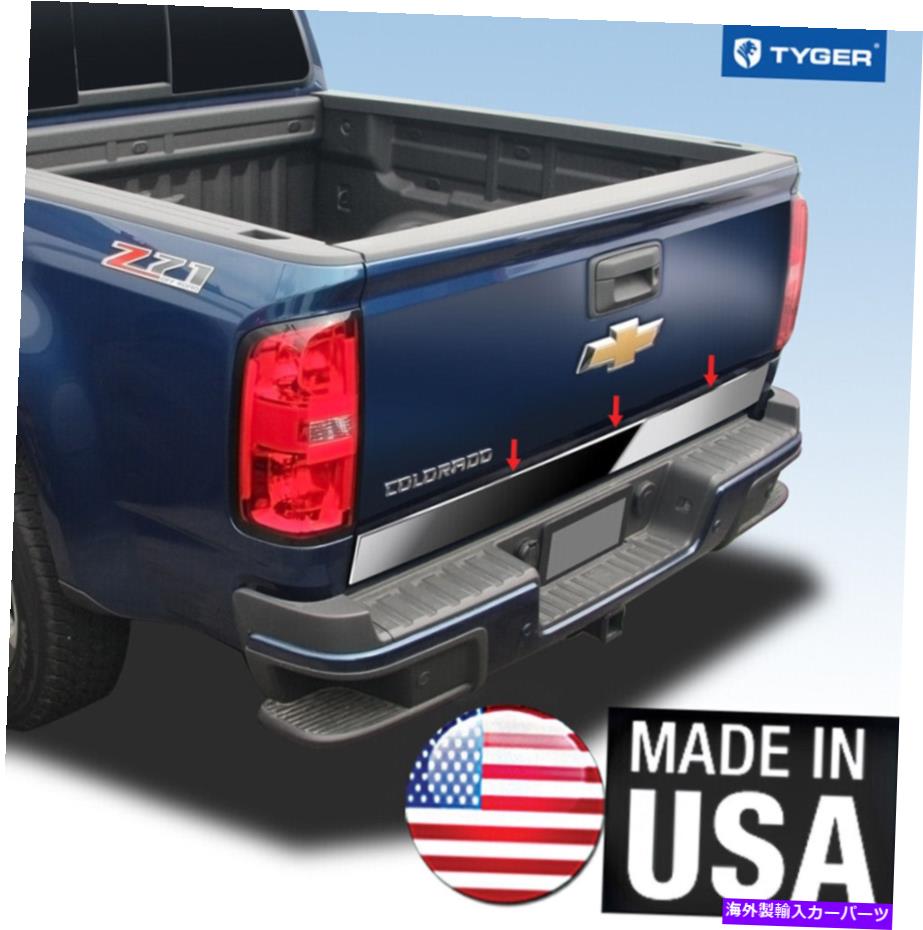 trim panel クロムアクセサリーテールゲートトリムフィット15-20シボレーコロラド1p Chrome Accessories Tailgate Trim fit 15-20 Chevy Colorado 1P【並行輸入品】
