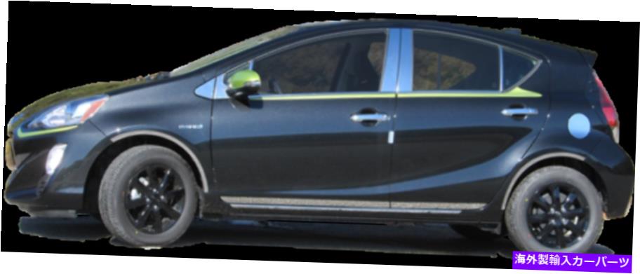 trim panel QAA PP12709ステンレス鋼の柱ポストトリム12 PCセット2012-2019 Prius C QAA PP12709 Stainless Steel Pillar Post Trim 12 Pc Set For 2012-2019 Prius C【並行輸入品】