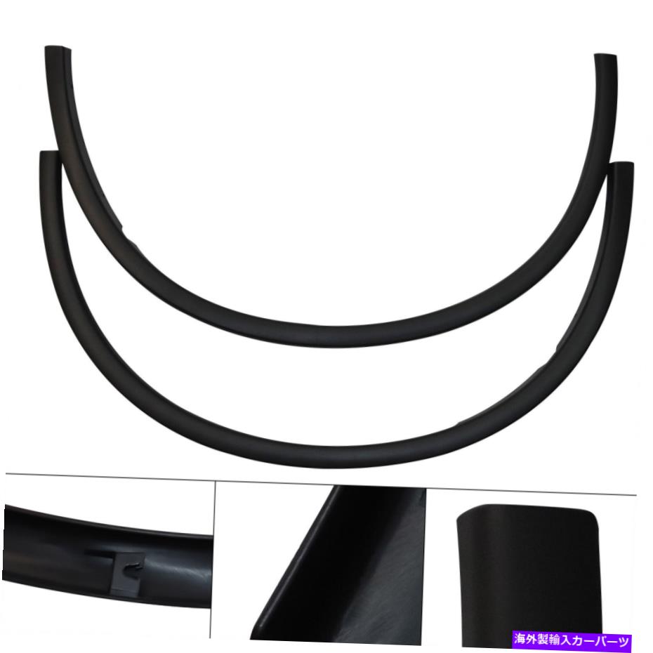 trim panel 2PCSフロントフェンダートリムモールディングモールディング左+右右右デュランゴ2011-2020 2PCS Front Fender Trim Molding Moulding Left+Right For Dodge Durango 2011-2020【並行輸入品】