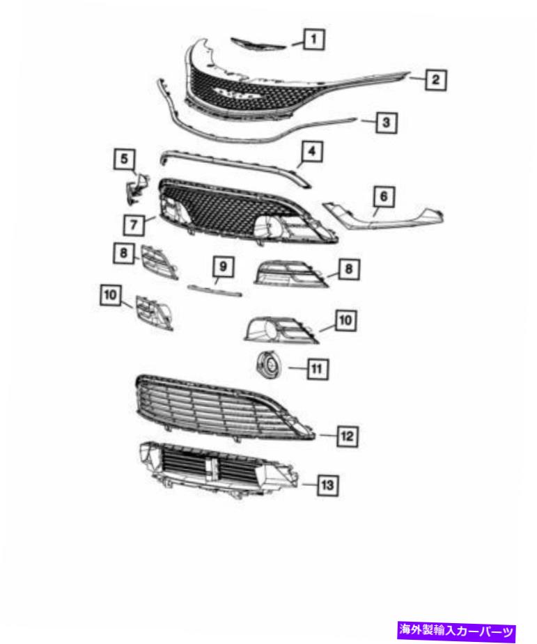 trim panel OEM New Mopar 2015-2017 Chrysler 200 Fascia Applique Left Front Outer 68203039AB OEM NEW Mopar 2015-2017 Chrysler 200 Fascia Applique Left Front Outer 68203039AB【並行輸入品】