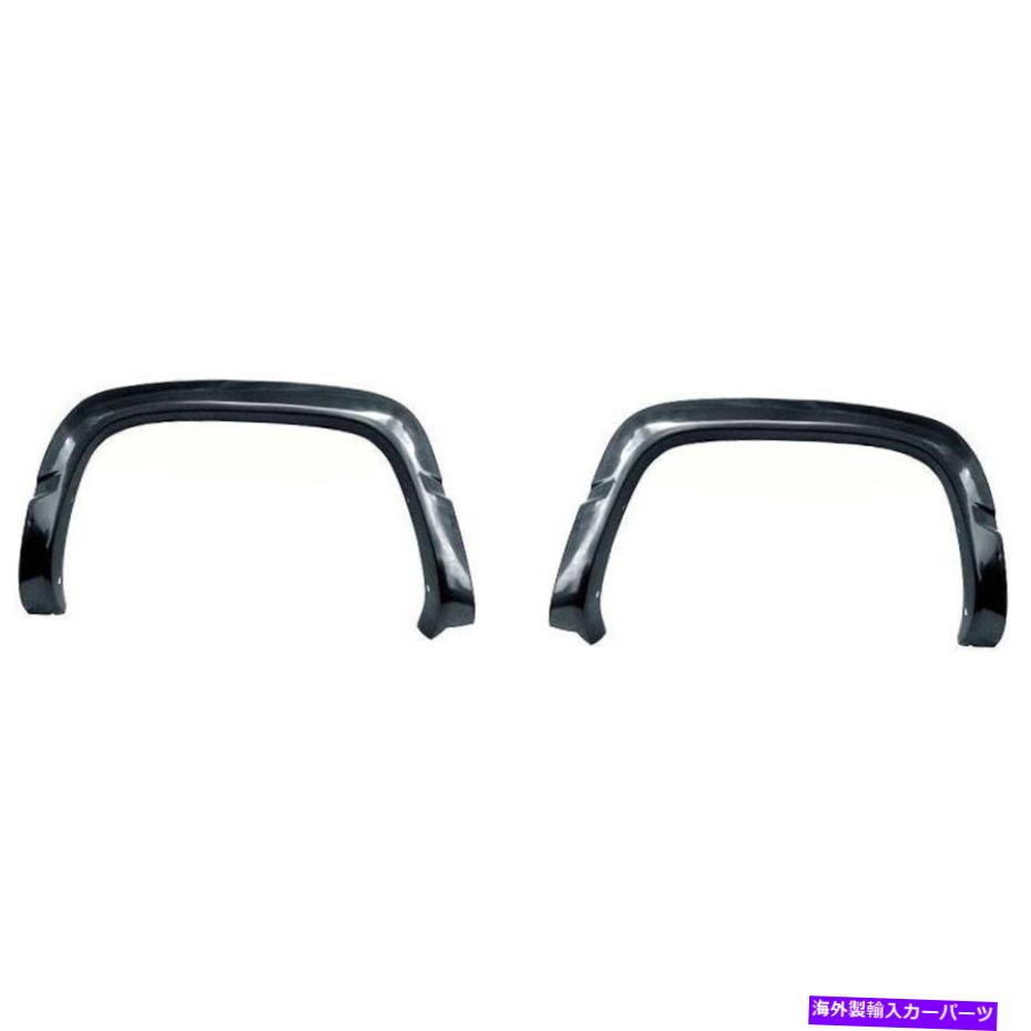 trim panel 88-99 GMC C1500のフェンダーフレア2つのリアドライバーと助手席側のセット Fender Flares For 88-99 GMC C1500 Set of 2 Rear Driver and Passenger Side【並行輸入品】