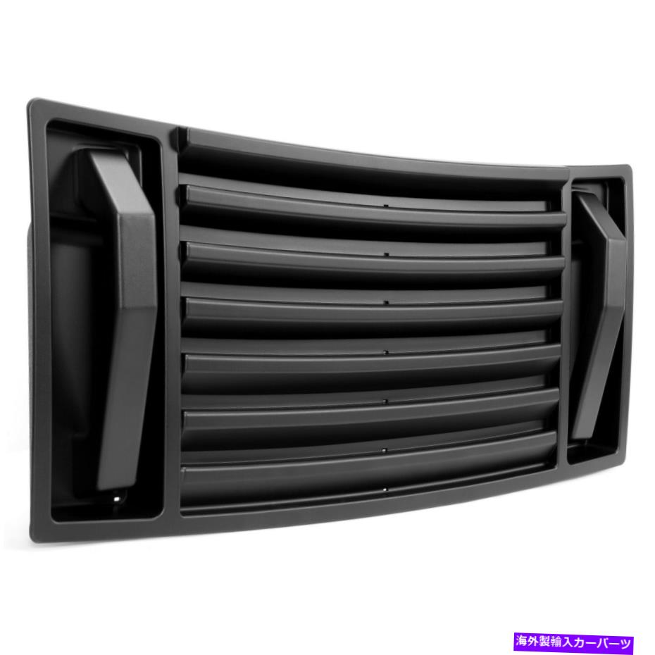 trim panel 03-07のHommerHoodデッキベントパネルハンドルカバートリムアルミニウムブラック For 03-07 Hummer H2 Hood Deck Vent Panel Handle Covers Trim Aluminum Black【並行輸入品】