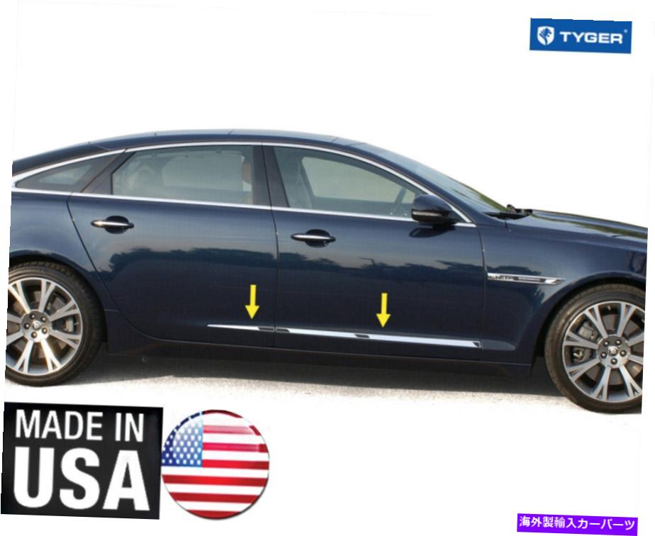trim panel 2009-2017のTyger Jaguar XJ-L 2 1/8 ''テープアクセントトリム4PC TYGER For 2009-2017 Jaguar XJ-L 2 1/8'' Taped Accent Trim 4PC【並行輸入品】