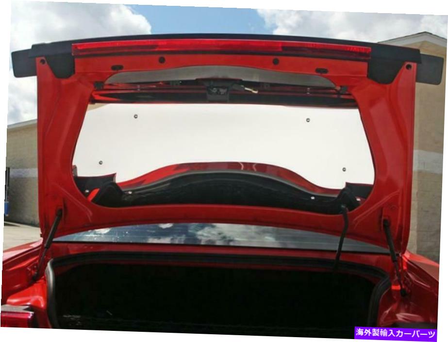 trim panel 2008-2020ダッジチャレンジャーポリッシュステンレス鋼のインテリアトランク蓋パネル Interior Trunk Lid Panel for 2008-2020 Dodge Challenger Polished Stainless Steel【並行輸入品】