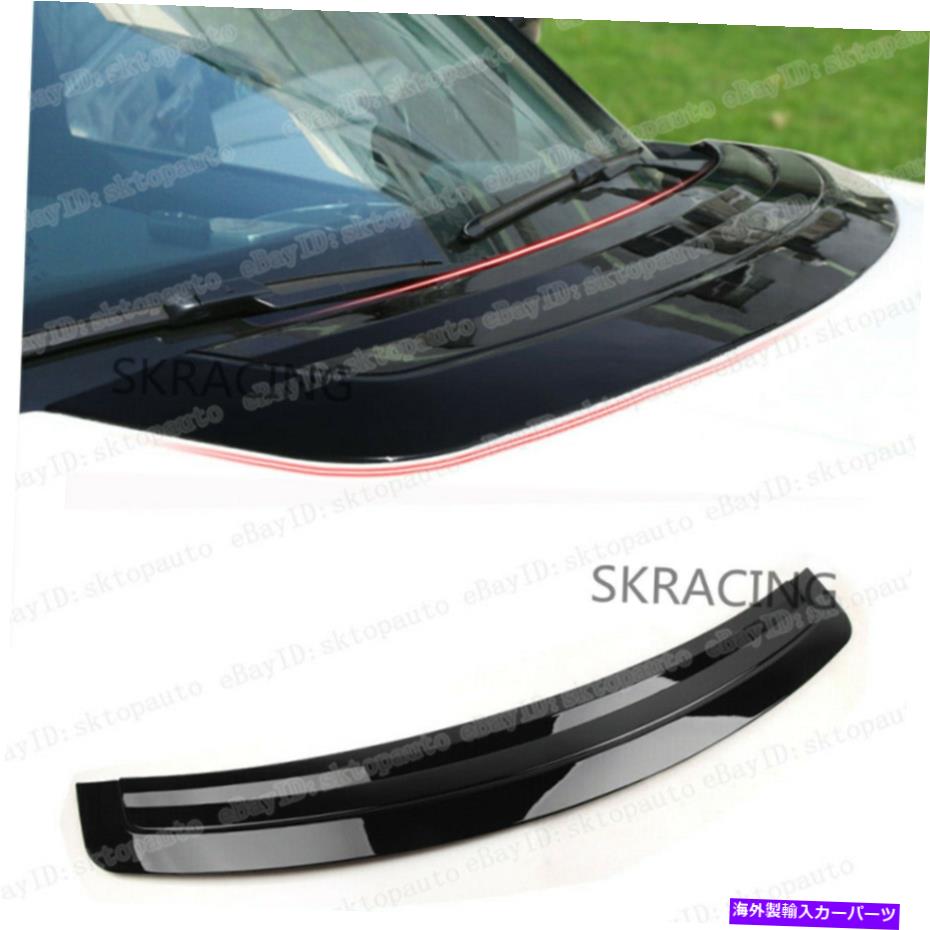 trim panel レンジローバーL405 2013-2017光沢のある黒いフロントフードボンネットパネルカバートリム For Range Rover L405 2013-2017 Glossy Black Front Hood Bonnet Panel Cover Trim【並行輸入品】