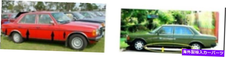 trim panel メルセデスベンツW123セダンサイドドアモールディングトリム+ローワーロッカーパネルトリム17pcs Mercedes Benz W123 Sedan Side Door Moulding Trims+Lower Rocker Panel Trim 17pcs【並行輸入品】