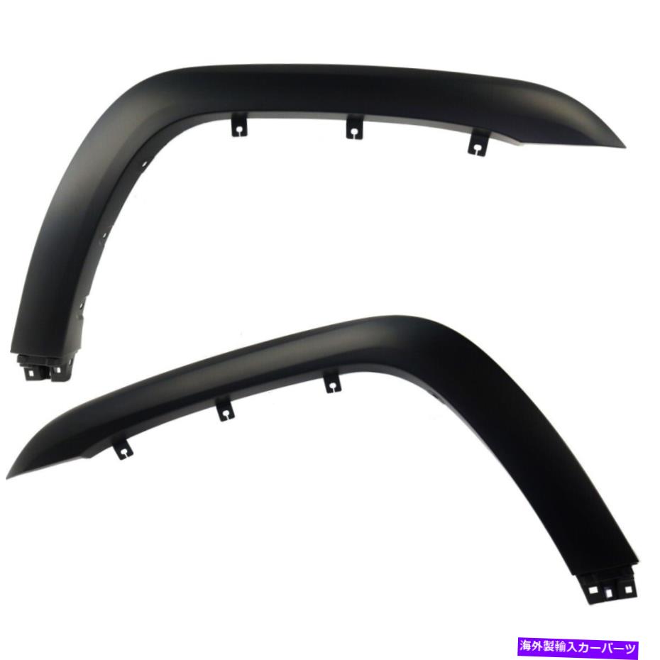 trim panel 2010年から2013年のToyota 4Runnerフロントドライバーと助手席側のフェンダーフレア Fender Flares For 2010-2013 Toyota 4Runner Front Driver and Passenger Side【並行輸入品】