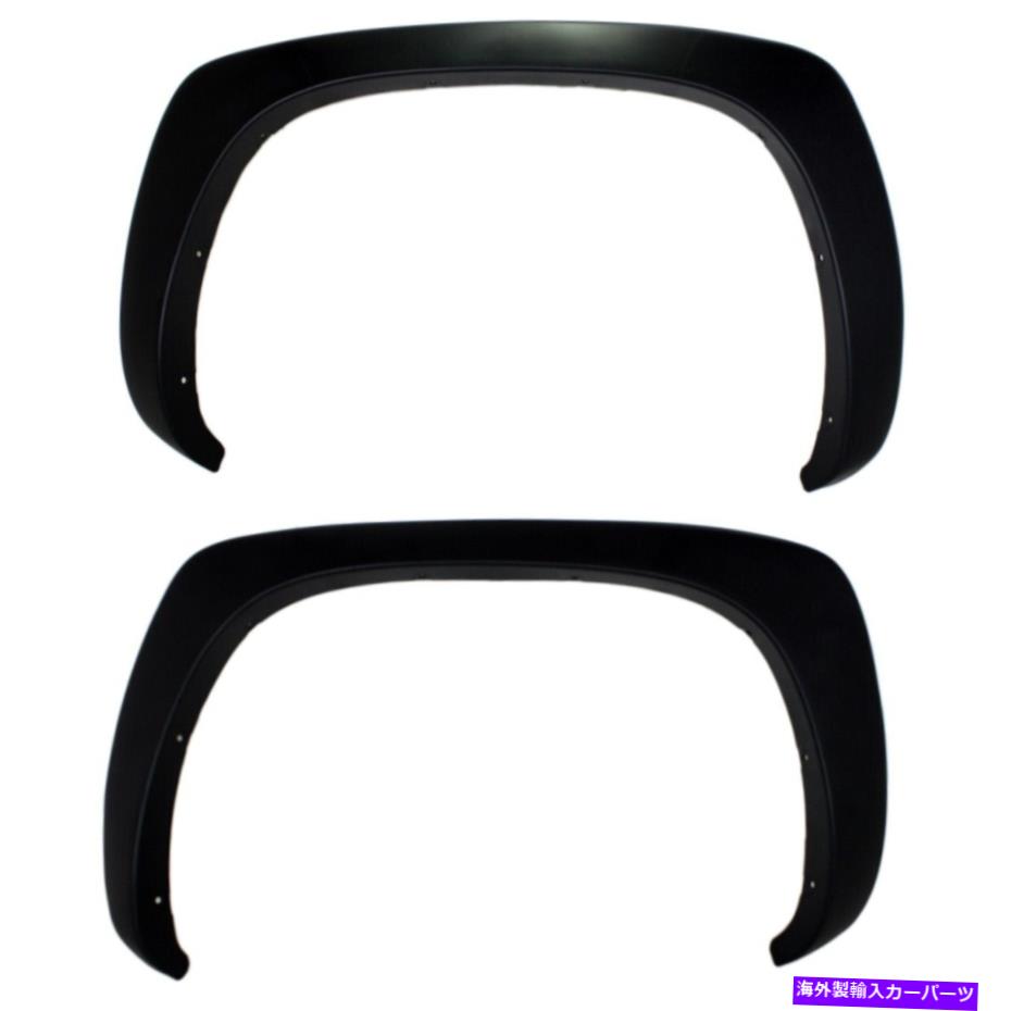 trim panel 2つのフェンダートリムのセットシボレーLH＆RHシルバード1500ペアの左後方右 Set of 2 Fender Trims Rear Left-and-Right for Chevy LH & RH Silverado 1500 Pair【並行輸入品】