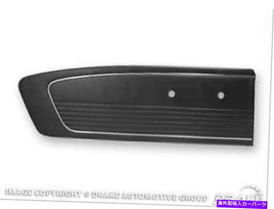 trim panel スコットドレイクデラックスドアインテリアトリムパネルペアブラック1967フォードマスタング Scott Drake Deluxe Door Interior Trim Panels Pair Black for 1967 Ford Mustang【並行輸入品】