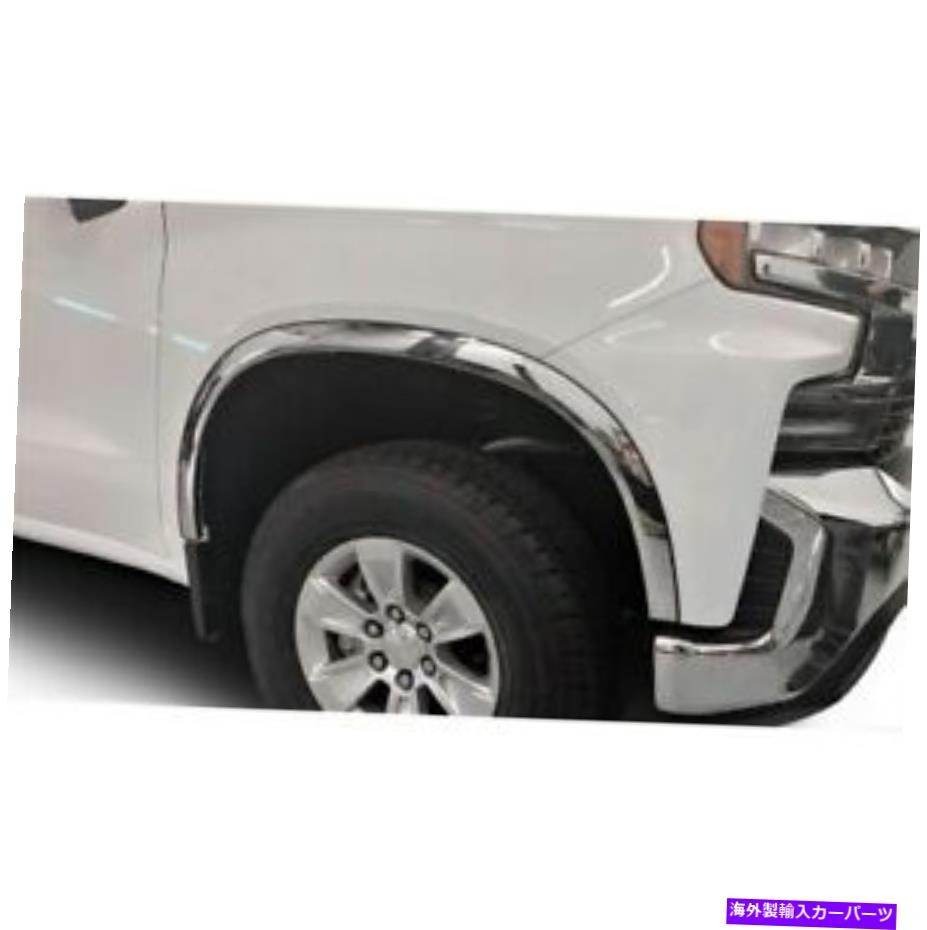 trim panel Putco 97125フェンダートリム; 19-20シボレーシルバラード1500のステンレス Putco 97125 Fender Trim; Stainless For 19-20 Chevrolet Silverado 1500【並行輸入品】|Us Custom Parts Shop USDM