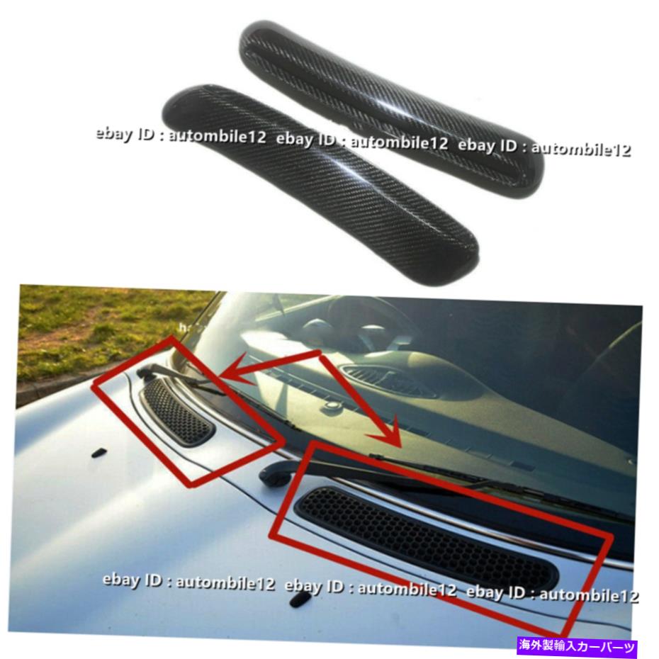 trim panel 02-06ミニクーパーS MK1 R53カーボンファイバーフロントフードボンネットパネルカバートリム For 02-06 Mini Cooper S MK1 R53 Carbon Fiber Front Hood Bonnet Panel Cover Trim【並行輸入品】