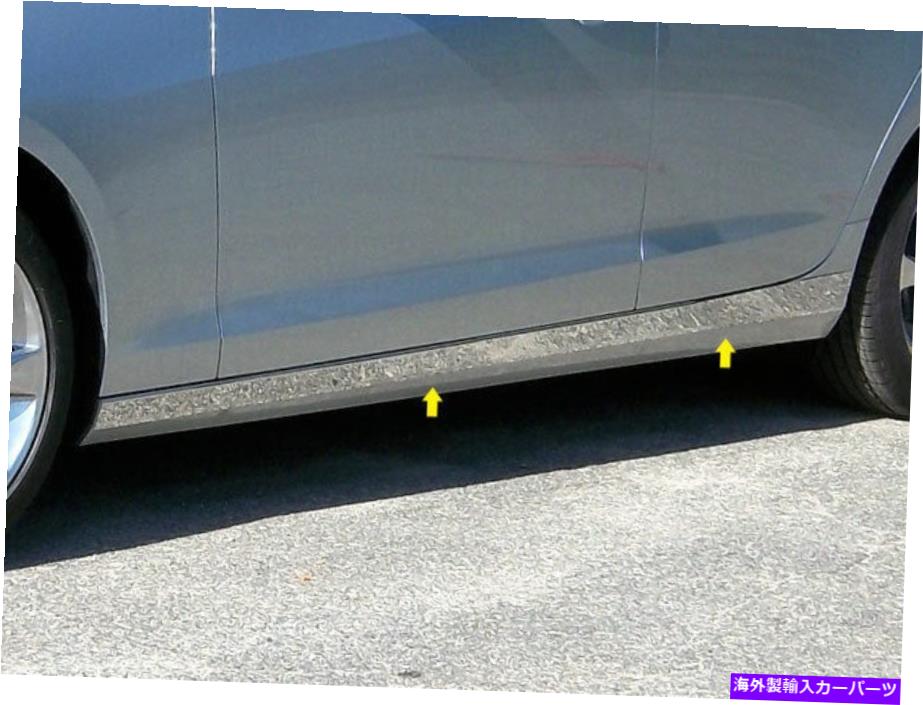 trim panel ステンレススチールロッカーパネルトリム4PCフィット2013-2018キャデラックATS Stainless Steel Rocker Panel Trim 4Pc Fits 2013-2018 Cadillac ATS【並行輸入品】