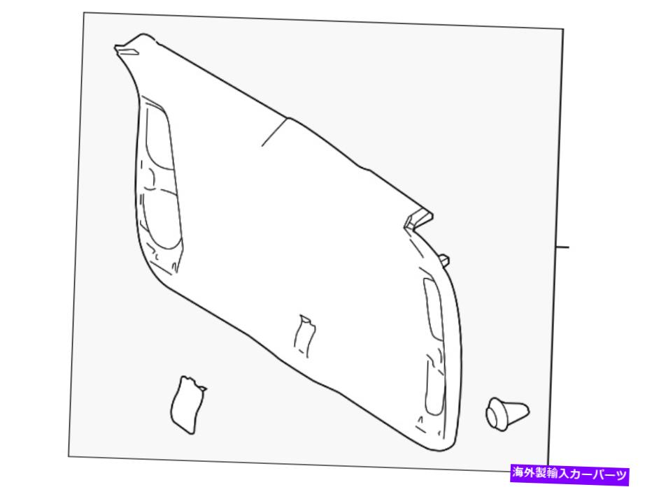 trim panel 本物のトヨタ下部トリムパネル64780-0E060-C0 Genuine Toyota Lower Trim Panel 64780-0E060-C0【並行輸入品】