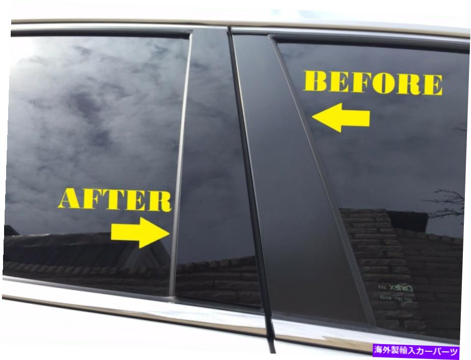 ドアピラー 黒い柱の投稿は、GMC Yukon 2015-2018の6PCSドアトリムをカバーしています Black Pillar Posts Covers 6PCS Door Trim FOR GMC YUKON 2015-2018【並行輸入品】