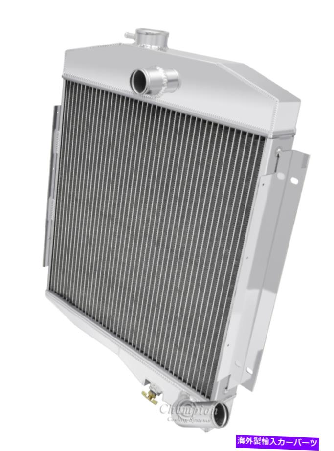 Radiator 1965年から1971年のジープCJ5ベースビュイックV6の3列割引チャンピオンラジエーター 3 Row Discount Champion Radiator for 1965 - 1971 Jeep CJ5 Base Buick V6【並行輸入品】