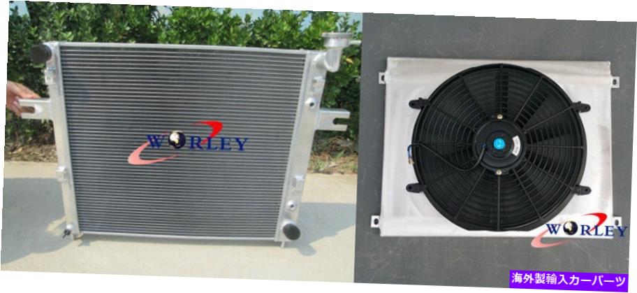 Radiator アルミニウムラジエーター+シュラウド+ジープグランドチェロキーWJ＆WG 4.7L V8 1999-2005のファン Aluminum Radiator+Shroud+FAN For Jeep Grand Cherokee WJ&WG 4.7L V8 1999-2005 AT【並行輸入品】