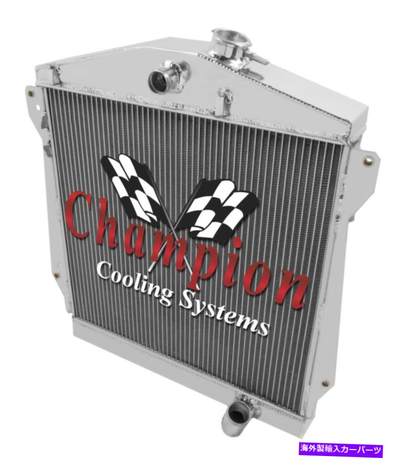 Radiator 3列の割引チャンピオンラジエーター1943 44 45 46 47 1948シボレーカー 3 Row Discount Champion Radiator for 1943 44 45 46 47 1948 Chevrolet Cars【並行輸入品】