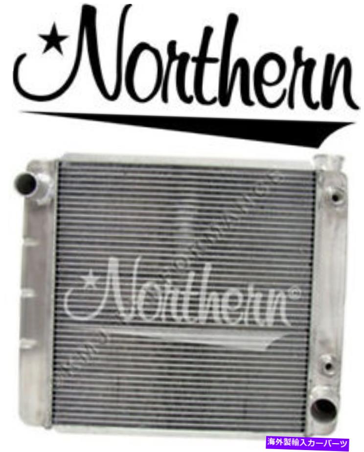 Radiator ノーザン209614アルミニウムラジエーターシェビーGM 28 x 19トランスミッションオイルクーラー Northern 209614 Aluminum Radiator Chevy GM 28 X 19 With Transmission oil cooler【並行輸入品】