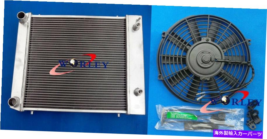 Radiator 3列アルミニウムラジエーター+ディフェンダー＆ディスカバリーのファン300TDI 2.5TDI 90 /110 TDI 3 ROW Aluminum radiator+FAN For Defender & Discovery 300TDI 2.5TDI 90 /110 TDI【並行輸入品】