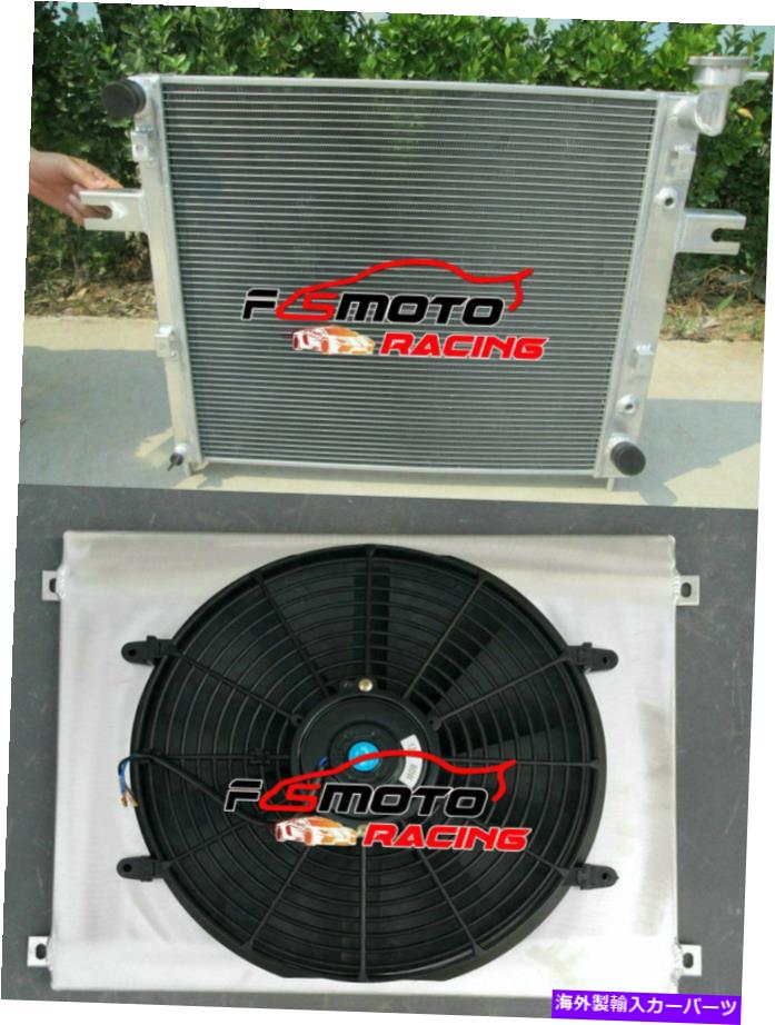 Radiator アルミニウムラジエーター+シュラウド+ジープグランドチェロキーWJ＆WG 4.7L V8 1999-2005のファン Aluminum Radiator+Shroud+FAN For Jeep Grand Cherokee WJ&WG 4.7L V8 1999-2005 AT【並行輸入品】