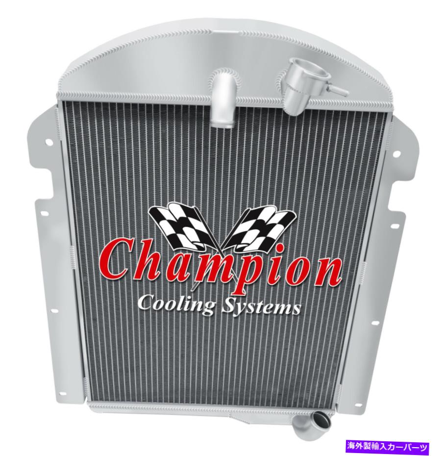 Radiator 1940年の3列のウエスタンチャンピオンラジエーターシボレーWA L6エンジン＃CC3940-6 3 Row Western Champion Radiator for 1940 Chevrolet WA L6 Engine #CC3940-6【並行輸入品】