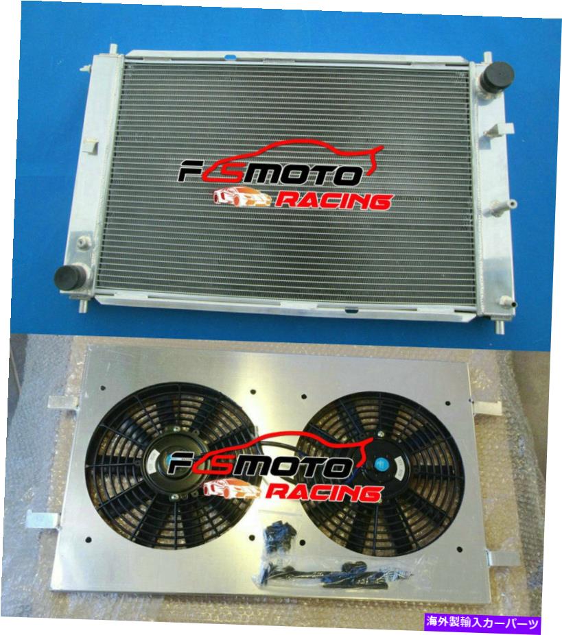 Radiator 97-04フォードマスタングGT/SVT COBRA 4.6LモジュラーV8 MT +シュラウドファンのALUラジエーター Alu Radiator For 97-04 Ford Mustang GT/SVT Cobra 4.6L Modular V8 MT + Shroud Fan【並行輸入品】